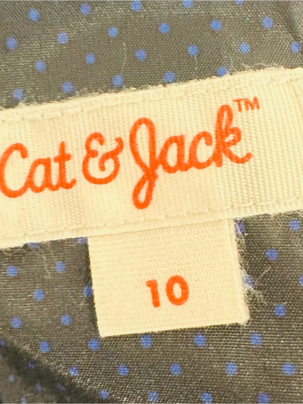 Cat & Jack Boys Suit 2-Piece Set Black Blazer Jacket & Pants Size 10-12